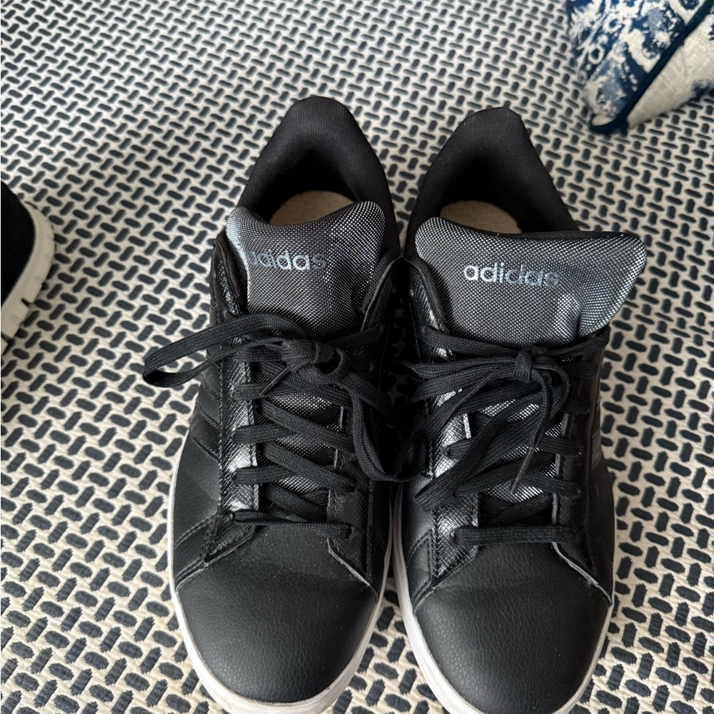 Adidas Black and Gray Casual Sneakers